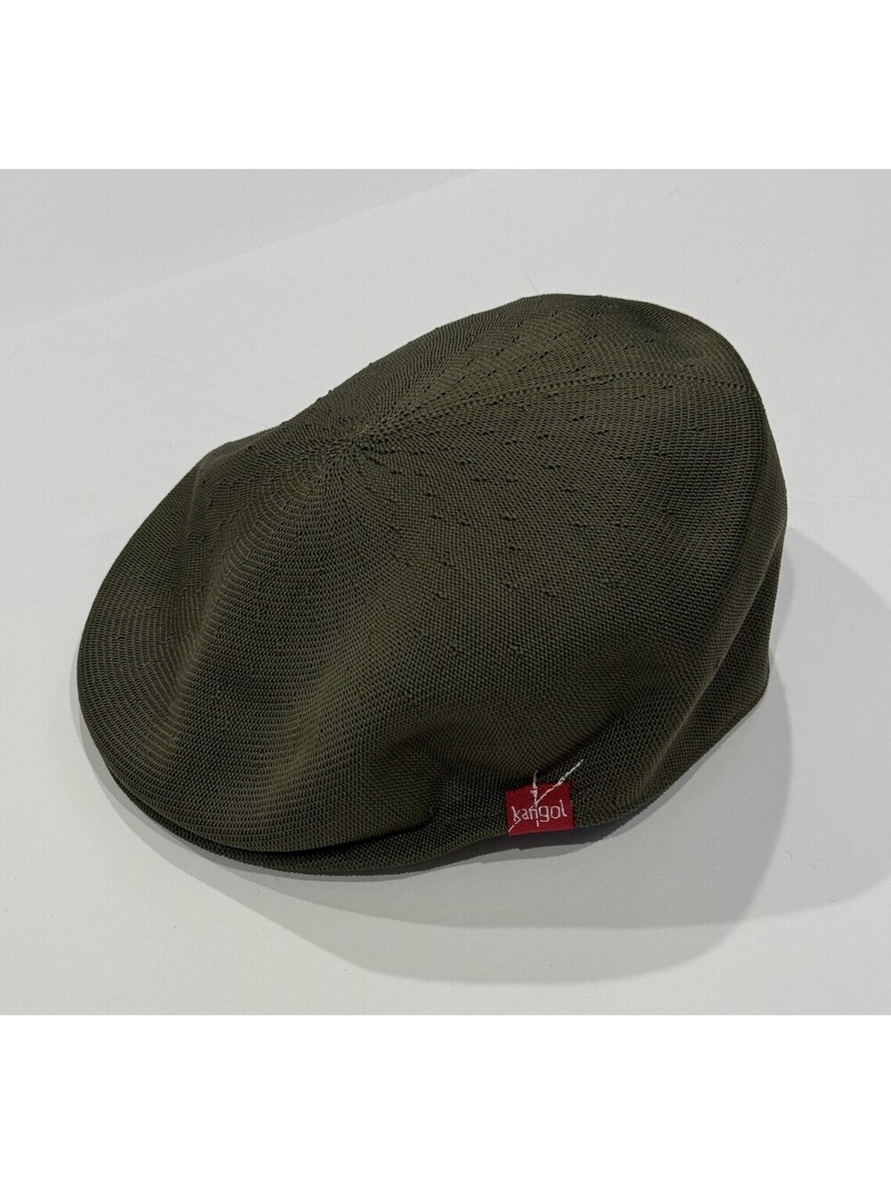 Vintage Kangol RED Hat Mens Green Tropic 504 Hip Hop Rap 80s 90s Streetwear